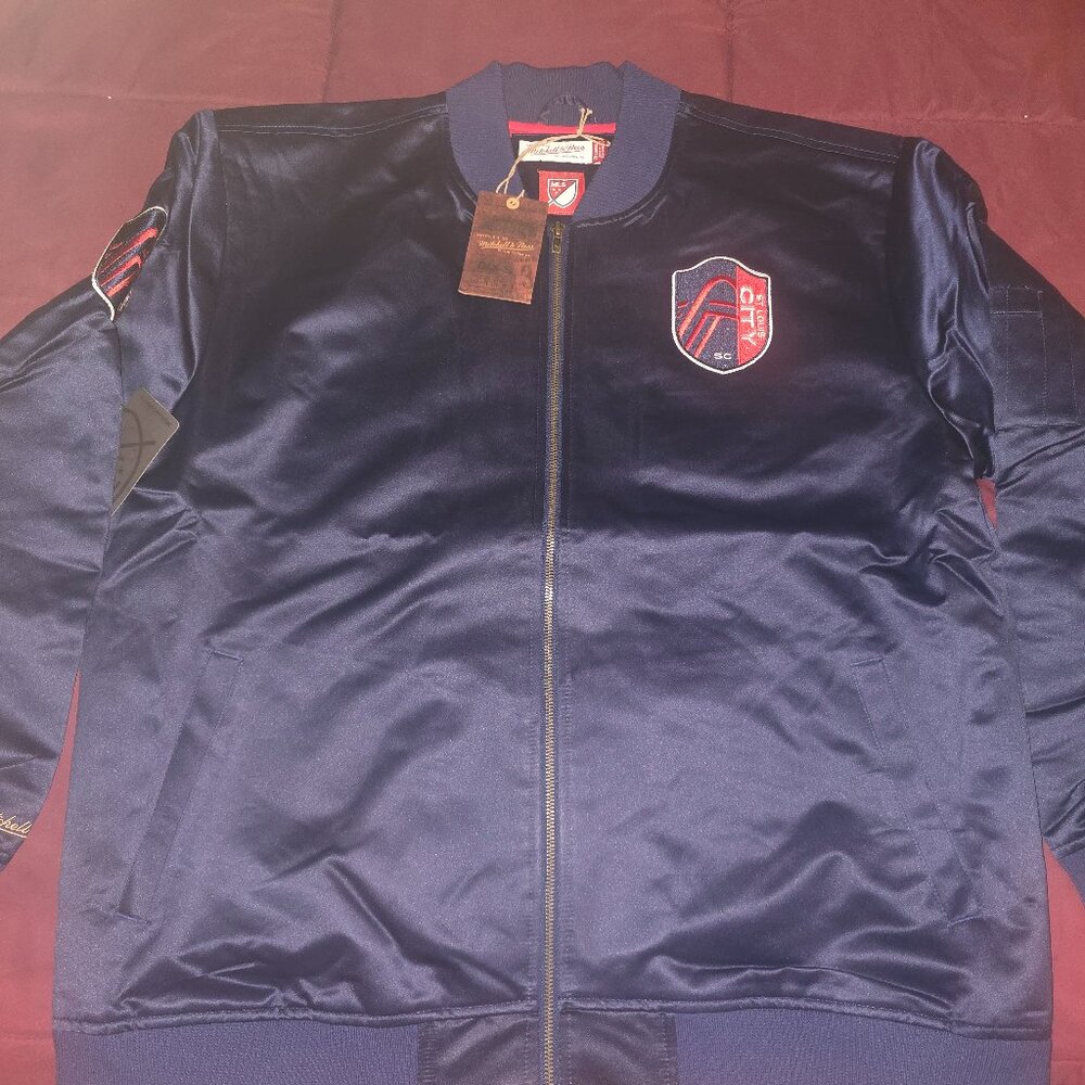 Mitchell and Ness MLS St. Louis City Bomber Jacket XXL